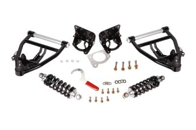 Coil-Over Conversion Kit, 63-70 C10, Front, Single Adj., SB, Lower Arms Only