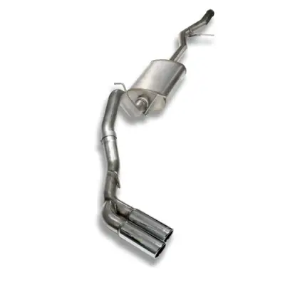 JBA Exhaust - Copy of JBA Performance Exhaust 30-3054 3" 304 Stainless Steel Cat Back Exhaust System 2004-19 Chevy Silverado Trucks 4.8-5.3L 2/4 WD Double Cab (EXT) and Crew Cab models only not standard cab Dual Side Swept 304SS Tips - Image 2