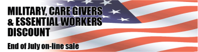 JBA Special Sales & Discounts - Military, Care Giver & Essential Worker Discount
