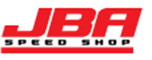 JBA Hat Black Velcro - JBA Speed Shop Grey/Red Small Logo