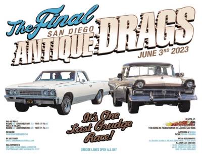 The FINAL San Diego Antique Drags  Cover