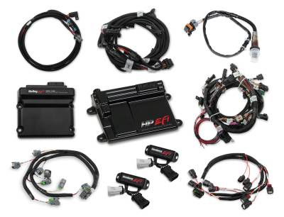 Holley EFI - Holley HP EFI ECU and Harness Kits - Holley EFI - 2011-2012 FORD COYOTE TI-VCT HP EFI KIT with Bosch Oxygen Sensor