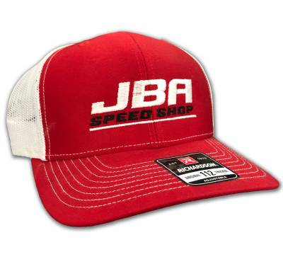 JBA Embroidered Snap Back Trucker Hat - Black/White