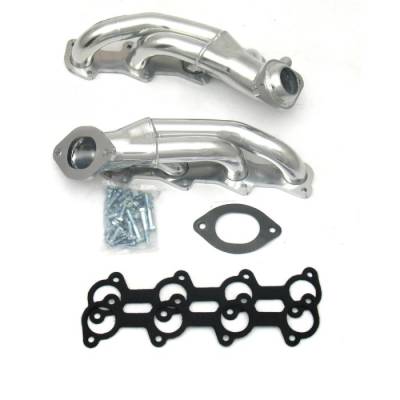 JBA Performance Exhaust 1625S-7JS 1 5/8" Header Shorty Stainless Steel 1999-2004 Cobra/Mach 1 4.6L Silver Ceramic Coated